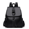 Private Label School Fashionable Brown Leather Back Pack for Women Outdoor