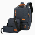 Wholesale Unisex Three-Piece Set Stylish College Student Backpack Notebook Shoulder Bag for Travel Business Laptop Backpacks