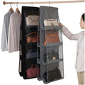 MJ Hanging Handbag Organizer Storage Bag for Wardrobe Closet Bedding Clothes Non-Woven Fabric Foldable Durable