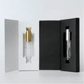 5ml Perfume Spray Bottle with Paper Box Packing White Card Paper Black Card Paper Glass Perfume Bottle