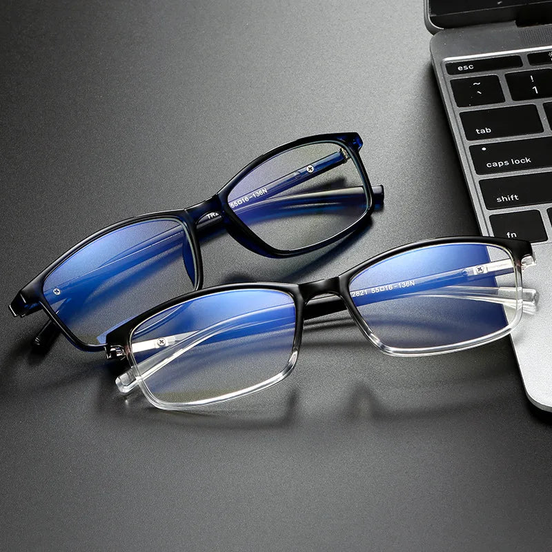 Finished -1.00 to -6.00 Optical Anti Blue Light Blocking Nearsighted Glasses Women Men Fashion Prescription Myopia Glasses