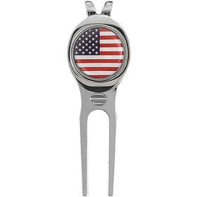 Factory Hot Sales Custom Golf Pitch Divot Tool Bulk Metal Golf Divot Tools With Ball Marker