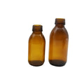 Amber Glass Bottle for Syrup DIN28MM