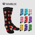 Unisex Funny Custom Design Your Own Photo Face Sock Personalized Printing Sublimation Socks