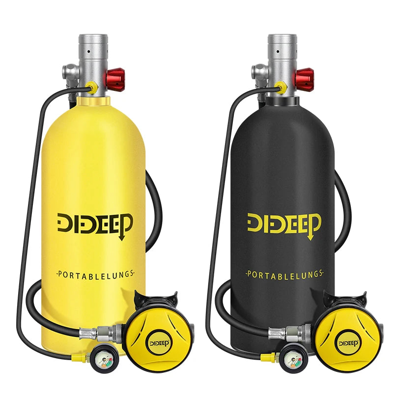 2024 New Design 3LX6000 High-Pressure Aluminium Air Tank 3L Capacity Refillable Scuba Diving Oxygen Water Tank Sub Mask