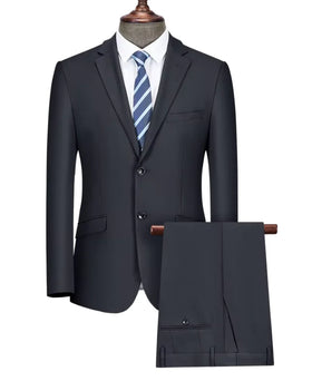 Latest Design 3 Psc Single Breasted Breathable Blazer+Vest+Pants Groom Wedding Business Mtm Mens Suit Plus Size Men'S Suits