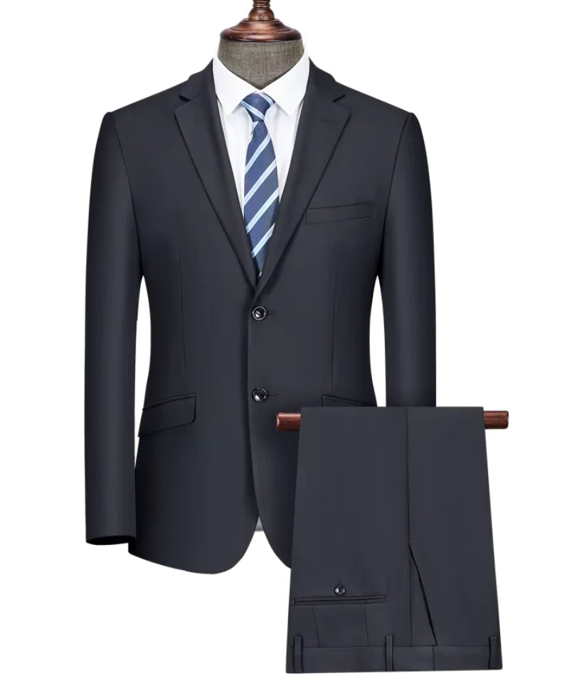 Latest Design 3 Psc Single Breasted Breathable Blazer+Vest+Pants Groom Wedding Business Mtm Mens Suit Plus Size Men'S Suits