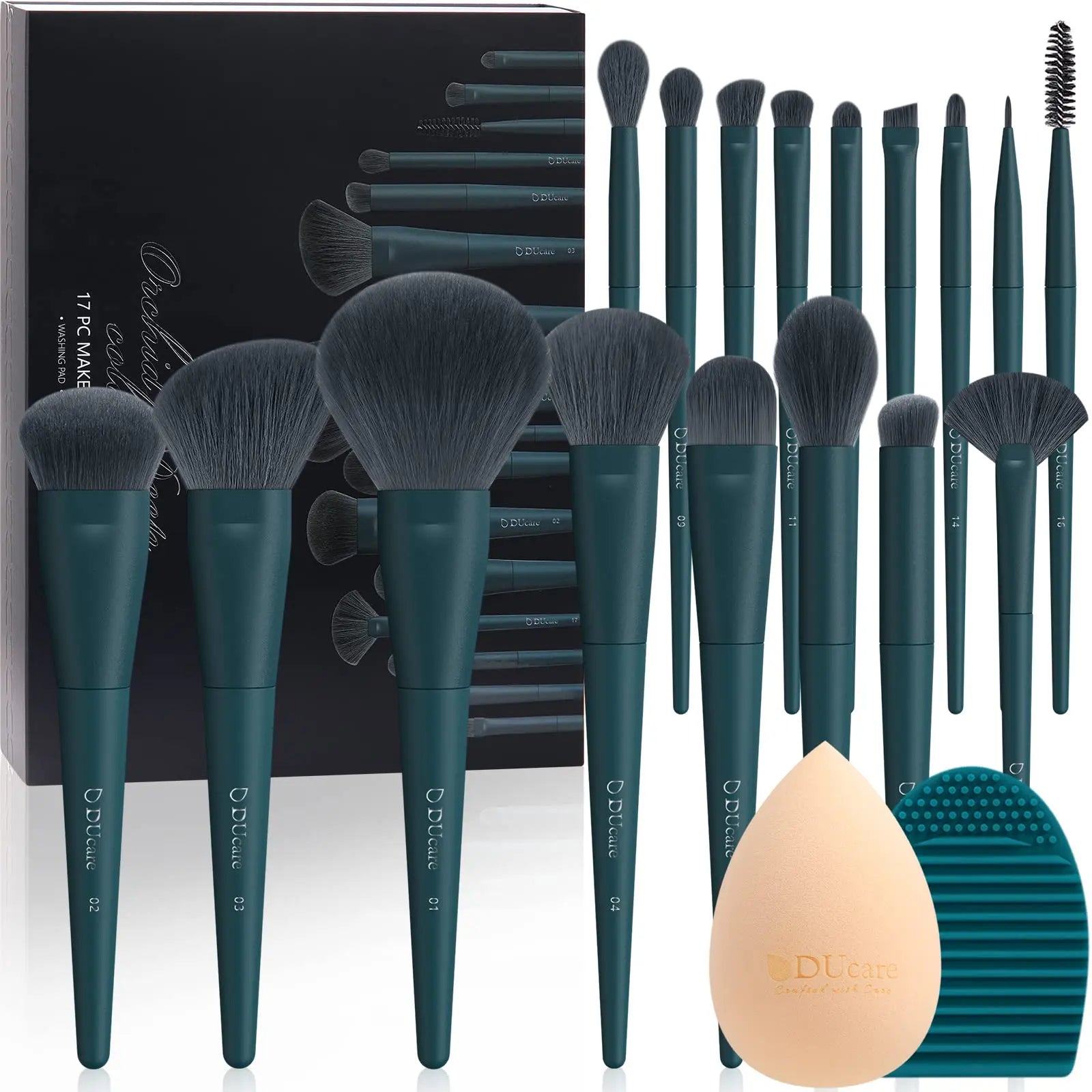 OEM ODM Customizable Beginner Face Powder Eye Shadow Powder Liquid Cream Kit Makeup Tool Kit Makeup Brushes Set