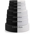 Custom Black and White Polyester Latex Knitting Elastic Band Premium Webbing for Various Applications