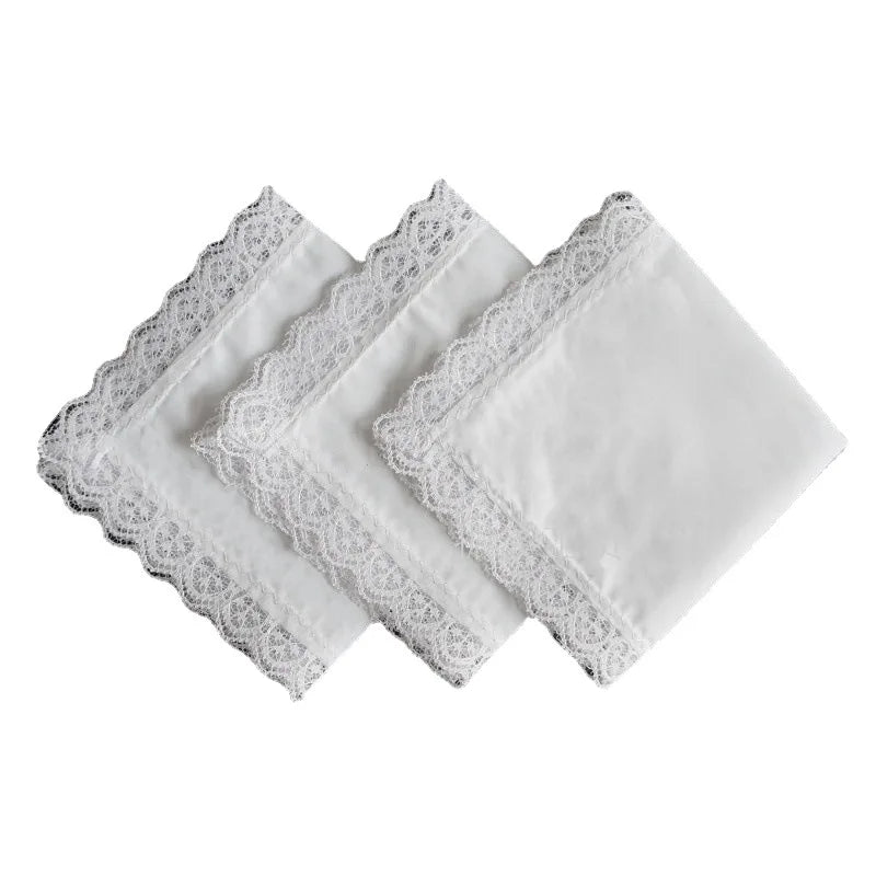 HZO-22057 Cotton Women Soft Handkerchief Trendy Style Cheap Floral Plain Custom Ladies Jacquard Technics Logo Pattern
