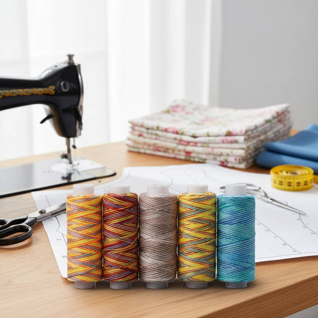 Household Sewing Machine Sewing Thread Custom Small Rolls Diy Multicolored Hand Repair Thread 300YARD 10PCS/SET