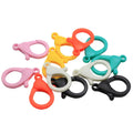 3.5x2.2cm Key Ring Plastic Lobster Clasp Key Hook DIY Bag Car Keychain Holder for Jewelry Making Wholesale 100pcs/Lot