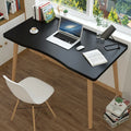 Nordic Modern Home Computer Desk Simple Bedroom Office Study Desk Ergonomics Concave Arc-shaped Round Table Corner