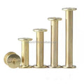 Stock Supply 4mm - 295mm Long Gold Metal Chicago Screws for Menu and Books
