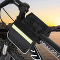 Bike Frame Bag Front Saddle Pouch Hard Shell Front Frame Saddle Top Tube Bag Cycling Double Pouches Bag Frame Accessories