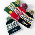 Acrylic Jacquard  Knitted Hat European and American Fans Embroidered Logo Hat
