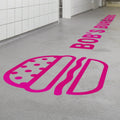 Custom Logo Large Graphic Anti-slip Mall Ground Advertising Decals Waterproof  Promotion Vinyl Floor Sticker