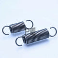 Steel Black Galvanized Wire Dia 1mm*OD 8/9mm Tension Spring With Open Hook Extension Spring Pullback Spring