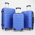 OEM Factory's Custom Logo Large ABS Hard Shell Luggage Set 360 Degree Spinner Wheels Water Resistant Unisex Travel Suitcase