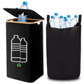 Large Indoor Integrated Carry Bag Deposit Bottle Collector Container Waste Bins Trash Can Empty Bottle Storage Bucket