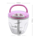 Portable Speedy Pull the Garlic Masher by Hand Multi-Function Kitchen Gadgets Onion Chopper