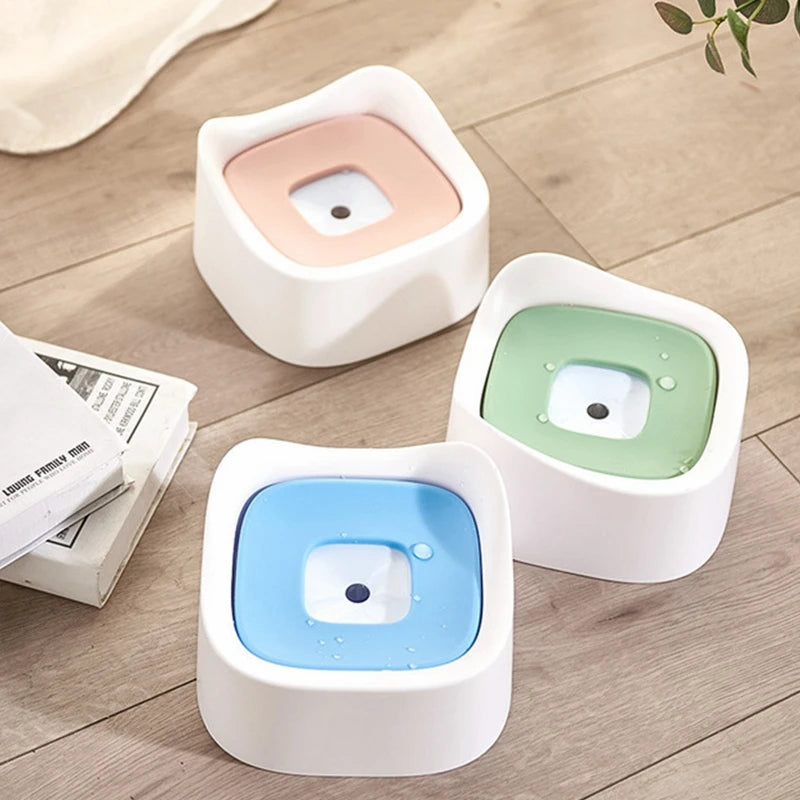 No Wet Mouth Splash Proof Pet Water Bowls Removable Anti Spill Pet Water Bowl