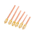 High Quality Brass Hydraulic Charging Pin Ac Aircon Hvac 1/4 Refrigeration Spare Parts Manufacturer Fitting Access Valve