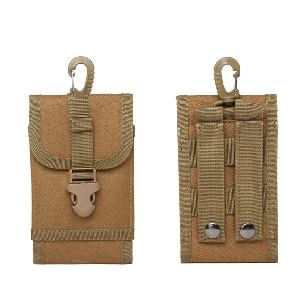 Best Wholesale Nylon Camouflage Tactical Molle Phone Holster Outdoor Belt Waist Bags Utility EDC Mobile Phone Pouch