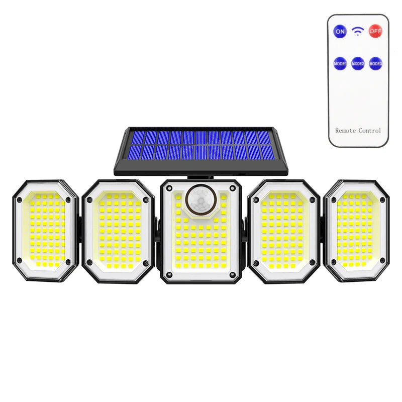 Hot Sales Solar Powered Outdoor Courtyard Lights Human Body Sensing Garage Street Lights Home Wall Solar Wall Lights