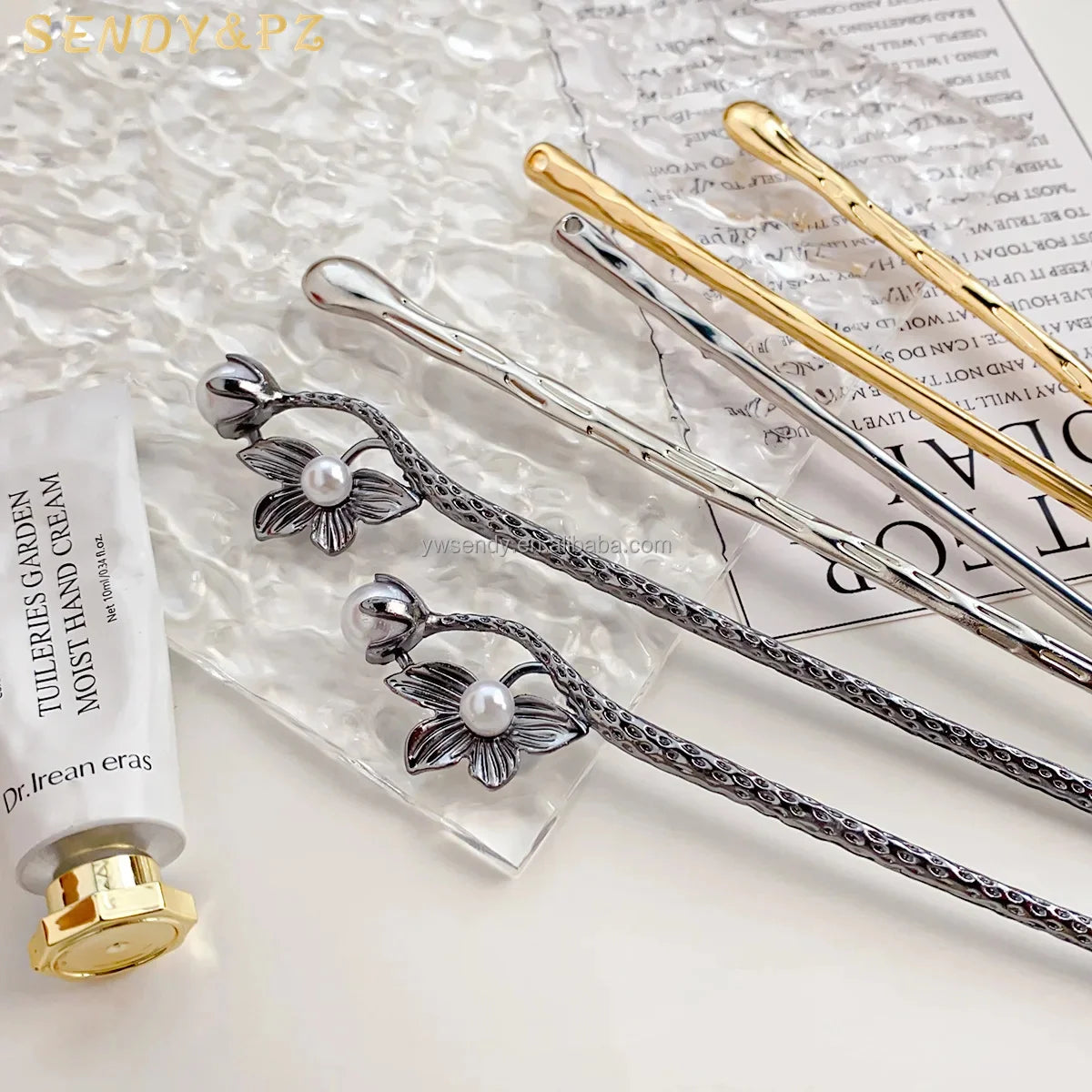 Wholesale New Vintage Hair Accessories Chinese Style Metal Hairpins Personalized High-end Women Hair Clip