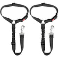 Adjustable Pet Elastic Car Restraint Belt Daily Travel Vehicle Connecting Dog Leash Restraints Safety Adjustable Pet Dog Leash