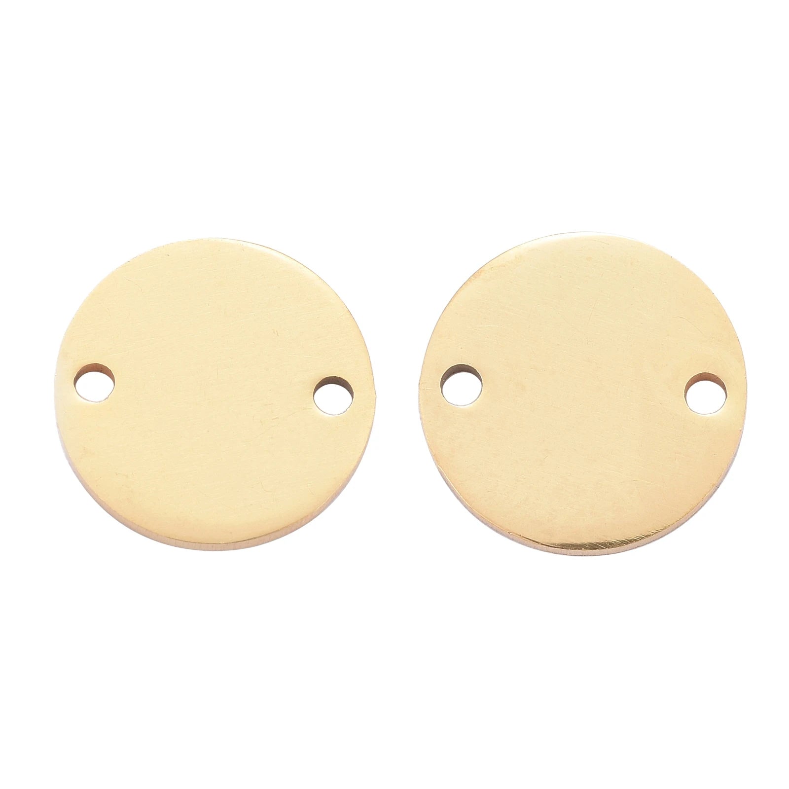 PandaHall DIY Stainless Steel Mirror Polished Oval Charms Classic Jewelry Accessories for Necklace Bracelet for Children's Party