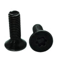 Torx Round Head Washer Screw Aluminum & Steel Black Zinc Plated & Black Oxide Finish