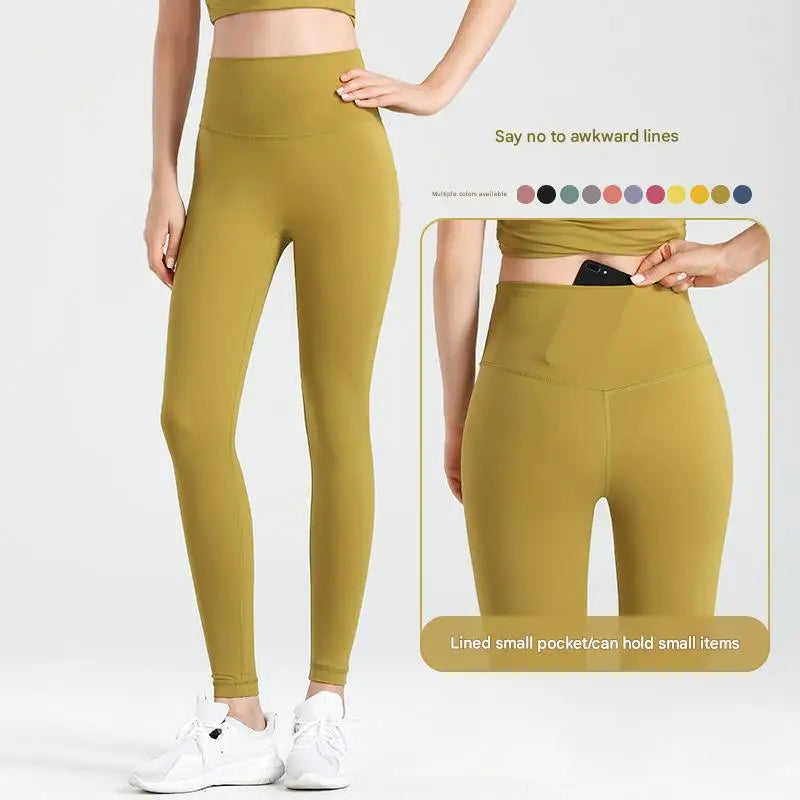 Women's High-Waist Breathable Summer Yoga Pants Quick-Drying Sportswear Logo Elastic Waist for Running Hip-Raising Exercise