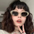 Unisex Retro Sunglasses New Fashion Trend with Clear Lens Customized Logo Style in Black and Blue Frame for Men and Women