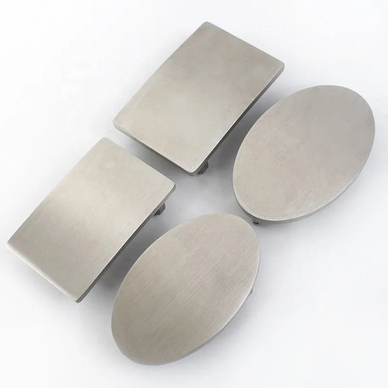 Meetee YK427 35mm/40mm Hardware Accessories Premium Men's Belt Decorative Head Pin Automatic Smooth Stainless Steel Belt Buckle