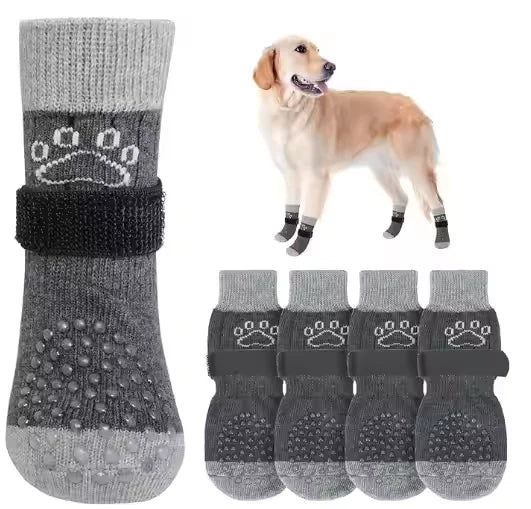 Wholesale Pet Supplies Cat and Dog Socks Outdoor Non-Slip Waterproof Pet Socks Dog Shoes for in House