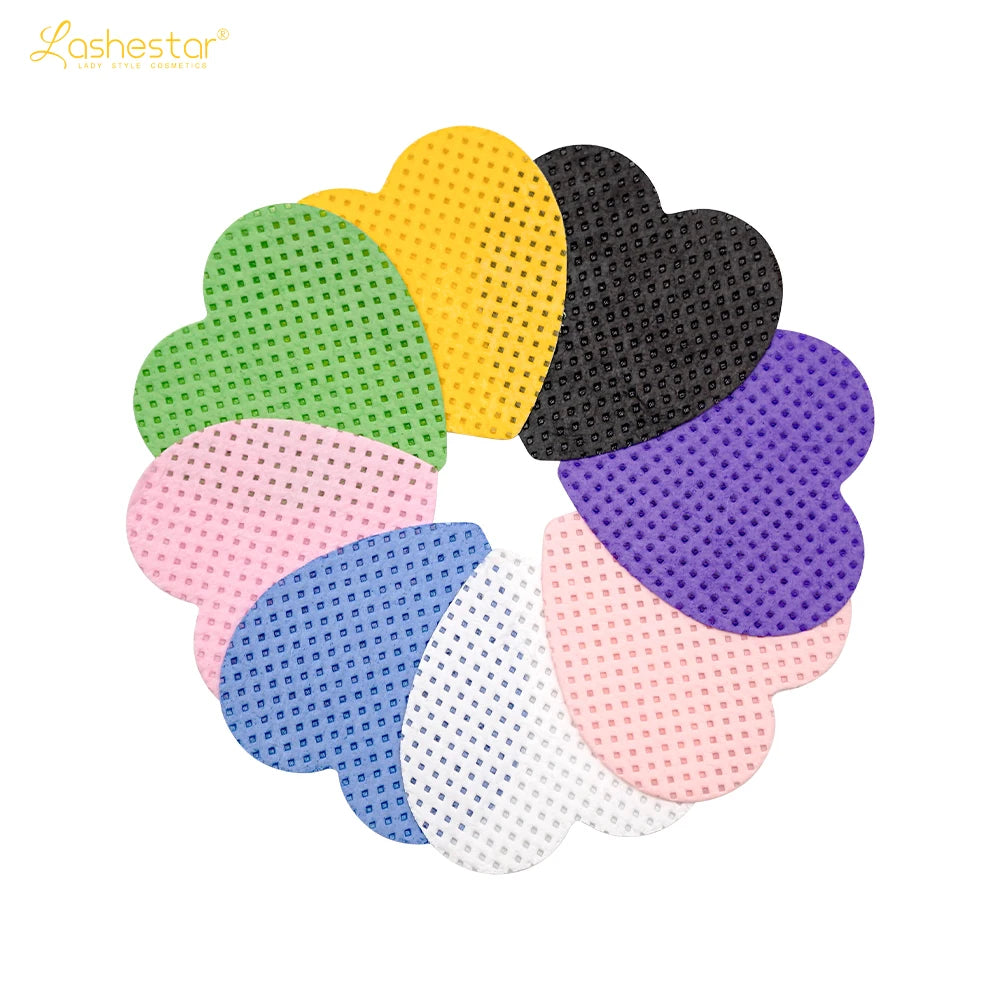 Lashestar Wholesale Private Label Eyelash Extensions Glue Wiping Pads Lashes Adhesive Nozzle Wipes Cleanser Lint Free Glue Wipe