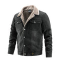 Autumn and Winter New Washing and Fleece Thickened Korean Version Slim Men's Jacket Men's Coat