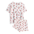 Keep Color Vivid Women's  Pajamas Loungewear Set Short Sleeves Sublimation Print Plus Size SX-2XL Factory Price Pajama Sets