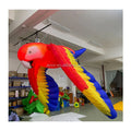 Hanging Inflatable Parrot with LED Lighting Inflatable Flying Bird Shape Animal