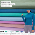 Stock Lots Naked-feeling Weft Knitted Nylon 73 High-elasticity Double-faced Spandex 27 Yoga Leggings Fabric
