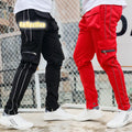 Top Ranking Men's Stretch Sweatpants Slim Solid Color Gym Pants Jogger Reflect Running Training Jogging Men's Pants & Trousers