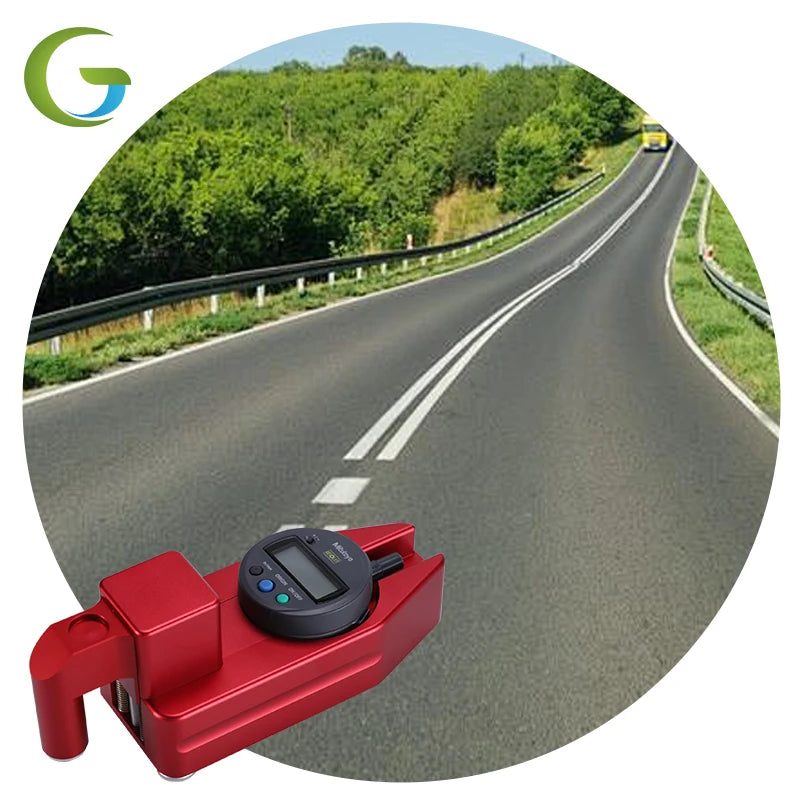 CGT Road Marking Thickness Gauge High Operating Efficiency 1 Year Warranty -12.7mm 12.7mm Range 0.01mm Resolution for Testing