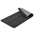 Custom Logo Eco-Friendly TPE Yoga Mat Anti-Slip Waterproof 6mm/8mm/10mm Double Layer Foldable Home Exercise Mat Carrying Strap