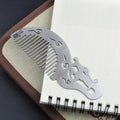 Factory - Customized Various Shapes  Stainless Steel Hair Beard Combs Chinese Traditional Culture Themed Combs