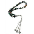 Large Quantities Gold Plated Agate Religious Muslim Islamic Tasbeeh Prayer Beads Wholesale Beaded Bracelet Rosary