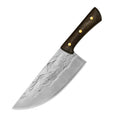 7 Inch High Carbon Steel Handmade Professional Butcher Chopping Blocks Boning Chef Cleaver Knife