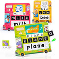 Montessori Children's School Bus Alphabet Spelling Puzzle Book Game Educational Drawing Writing Practice Learning Toys for Kids