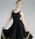 Adult Character Flamenco Dance Dress Emperor Grade Ballet Half Skirt Practice Skirt Long